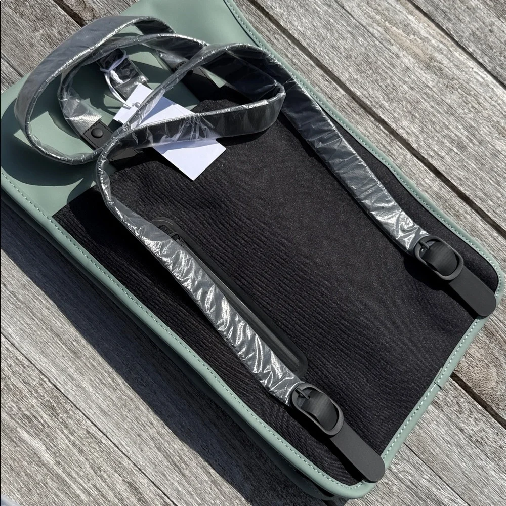 RAINS Backpack‎ Mini W3 HAZE GREEN WATERPROOF BAG NWT
